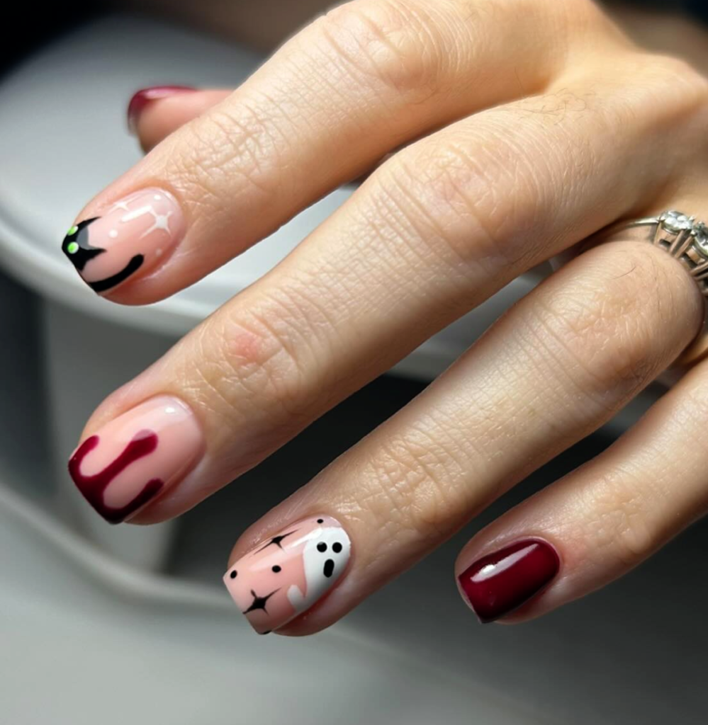 Blood Drip Nails
